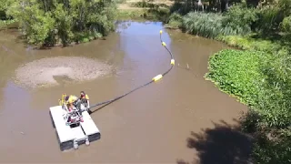 How to de silt your pond/dam with a Mini Dredger