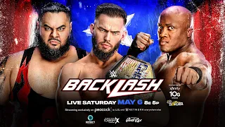 WWE Backlash 2023 - Austin Theory Vs Bobby Lashley Vs Bronson Reed (WWE 2K23)