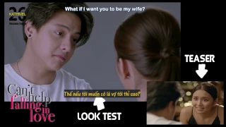 [Vietsub + Engsub] KathNiel @ 'Can't Help Falling In Love' Look Test