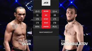 ACA 129: Клеверсон Сильва vs. Шамиль Шахбулатов | Cleverson Silva vs. Shamil Shakhbulatov