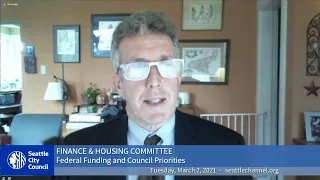 Seattle City Council Finance & Housing Committee 3/2/21