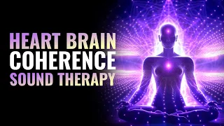 Heart Brain Coherence Sound Therapy | 0.1hz Binaural Beats | Synchronization of Heart and Brain