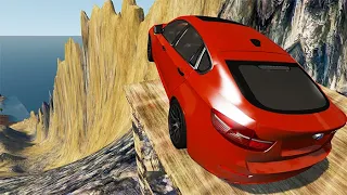 Mount Dirtshark Car Jumps & Car Pile Ups - BeamNG drive