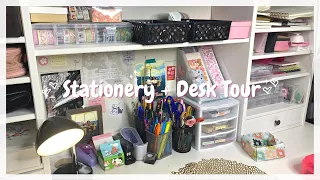 DESK + STATIONERY TOUR ✨How I organize my stationery (Stickers, Washi Tapes, and MORE!