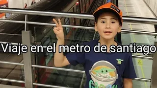 viaje en el metro de santiago grabo linea 4 5 y 1