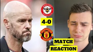 MAN UTD FAN RAGES AT BRENTFORD 4-0 MANCHESTER UNITED FAN REACTION HIGHLIGHTS