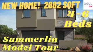New Homes For Sale in Las Vegas | Sequoia Home Tour | 4-6 Bed | 2,662sf | Loft & Off | Gated | 2 Car