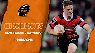RD 1 HIGHLIGHTS | North Harbour v Canterbury (Mitre 10 Cup 2020)