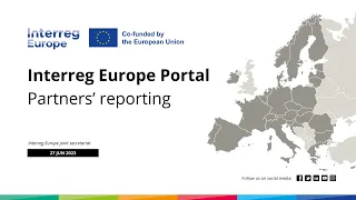 Webinar about Interreg Europe Portal - partners' reporting