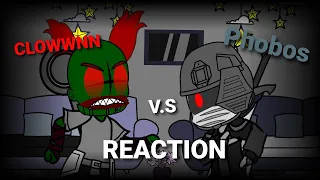 Madness Combat Reacts To "Tricky VS Phobos" - Credits To: @revolveranimations