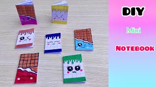 (511) Cách làm sổ tay mini bằng giấy tập ô li học sinh| DIY Mini Notebook