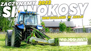 🇵🇱 Pierwszy pokos z smerfem 2023✓NH TD5050 ✓Claas Disco 2650C ✓Niemeyer RS 330-DA Super