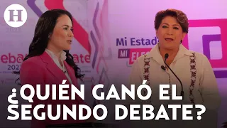 Elecciones Edomex 2023: Así se vivió el segundo debate entre Delfina Gómez y Alejandra del Moral