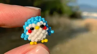 How to make a beaded penguin