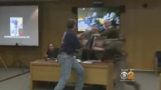 Father Apologizes For Charging Nassar