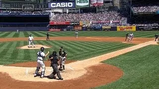 OAK@NYY: Umpire shows off his emphatic K call