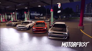 THE CREW MOTORFEST: 4 SRTS WHINE IN TRAFFIC *INSANE SUPERCHARGER SOUND*