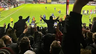Woking fans at Aldershot (26.12.2022)