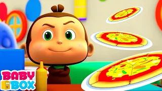 Waktunya Pizza | Video prasekolah | Kartun anak-anak lucu | Baby Box | Serial animasi