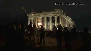 LIVE: The Olympic flame arrives at the Acropolis, Greece