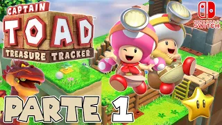 ¡LA PRIMERA SERIE CON MI HERMANA! | PARTE #1 | CAPTAIN TOAD: TREASURE TRACKER (SWITCH)