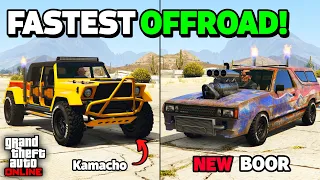 GTA 5 Online KARIN BOOR VS KAMACHO (Which is Fastest Offroad Car?)