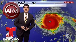 Irma se convirtió en un monstruoso huracán | Al Rojo Vivo | Telemundo