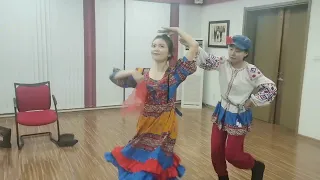 Валенки (русская плясовая), исполняют китайские студенты