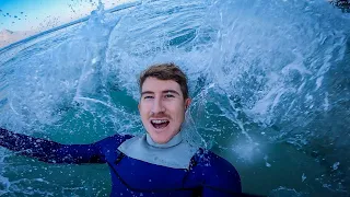 First Time Bodyboarding after 77 Days | Vlog 39