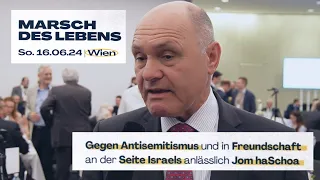 Wolfgang Sobotka: "Ein Marsch gegen den erstarkenden Antisemitismus"