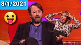 Graham Norton Show 8/1/2021 David Mitchell, Regina King, Anya Taylor-Joy, Mel Giedroyc, Jimmy Fallon