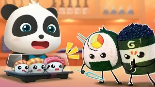 Bayi Panda Kiki & Ninja Sushi Yang Sangat Lincah | Lagu Anak-anak | Bahasa Indonesia | BabyBus