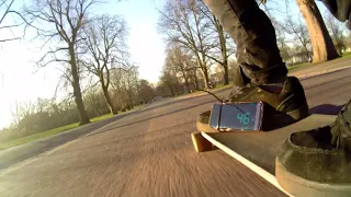 London Greenwich park longboard downhill