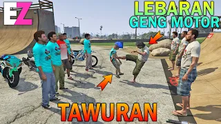 BOCAH SD LEBARAN GENG MOTOR!! DITANTANG TAWURAN - GTA 5 SULTAN BOCIL