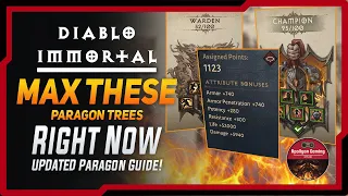 MAX These Paragon Trees Right Now - UPDATED Paragon Guide - Diablo Immortal