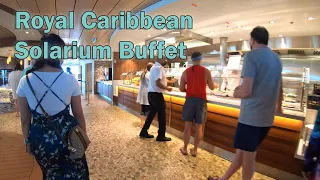 Royal Caribbean Solarium Buffet Breakfast & Lunch Food (4K)