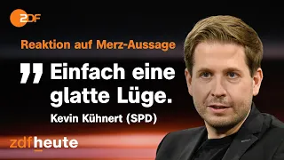 Sozialstaat in der Kritik: Kühnert wirft Merz "Lüge" vor | Markus Lanz vom 06. September 2023