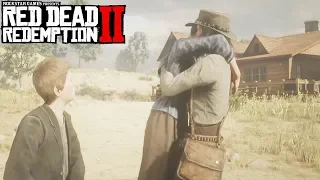 Red Dead Redemption 2 John Marston Reunited with Abigail & Jack