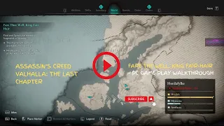 Assassin's Creed Valhalla: The Last Chapter - Fare The Well, King Fair-Hair - 4K PC Gameplay