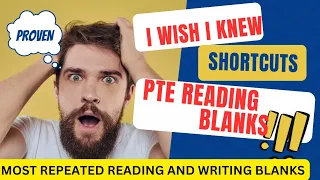 PTE Reading and Writing Blanks| Most important| #ptereadingtips  #englishmaster  #pteblanks #fyp