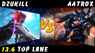 Dzukill - Challenger Yone vs Aatrox TOP Patch 13.6 - Yone Gameplay