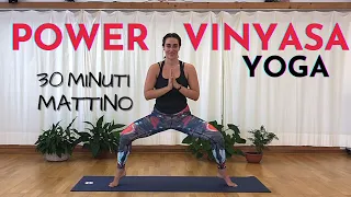 POWER VINYASA YOGA⎮30 Min ◆ Pratica Intensa e Completa