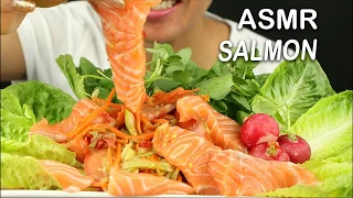 ASMR FRESH SCOTTISH SALMON FILLET (EATING SOUNDS + NO SPEAKING) | WANNA-ASMR