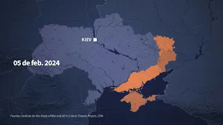 Mapa animado: control territorial en Ucrania desde el inicio del conflicto en 2022 | AFP