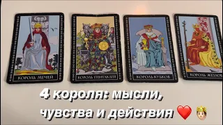 4 короля ❤️🤴🏻 мысли, чувства и действия