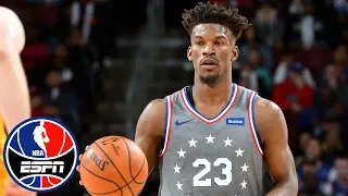 Jimmy Butler leads 76ers in home debut with 28 points in win vs. Jazz | NBA Highlights