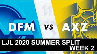 LJL2020 Summer Split Week2 : DFM vs AXZ