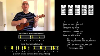 Eight Days a Week - The Beatles - Ukulele Strum-Along Lesson - Jez Quayle