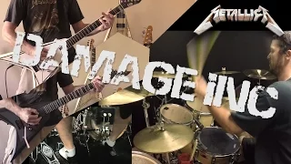 Metallica - Damage Inc. Guitar & Drum Cover