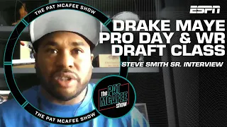 Steve Smith Sr. evaluates the wide receiver draft class & Drake Maye’s Pro Day | The Pat McAfee Show